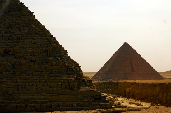 Pyramids and Sphinx